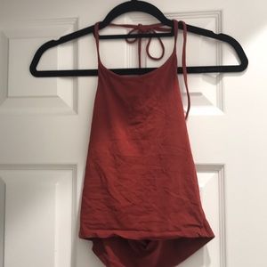 Brandy Melville Rust Halter Top